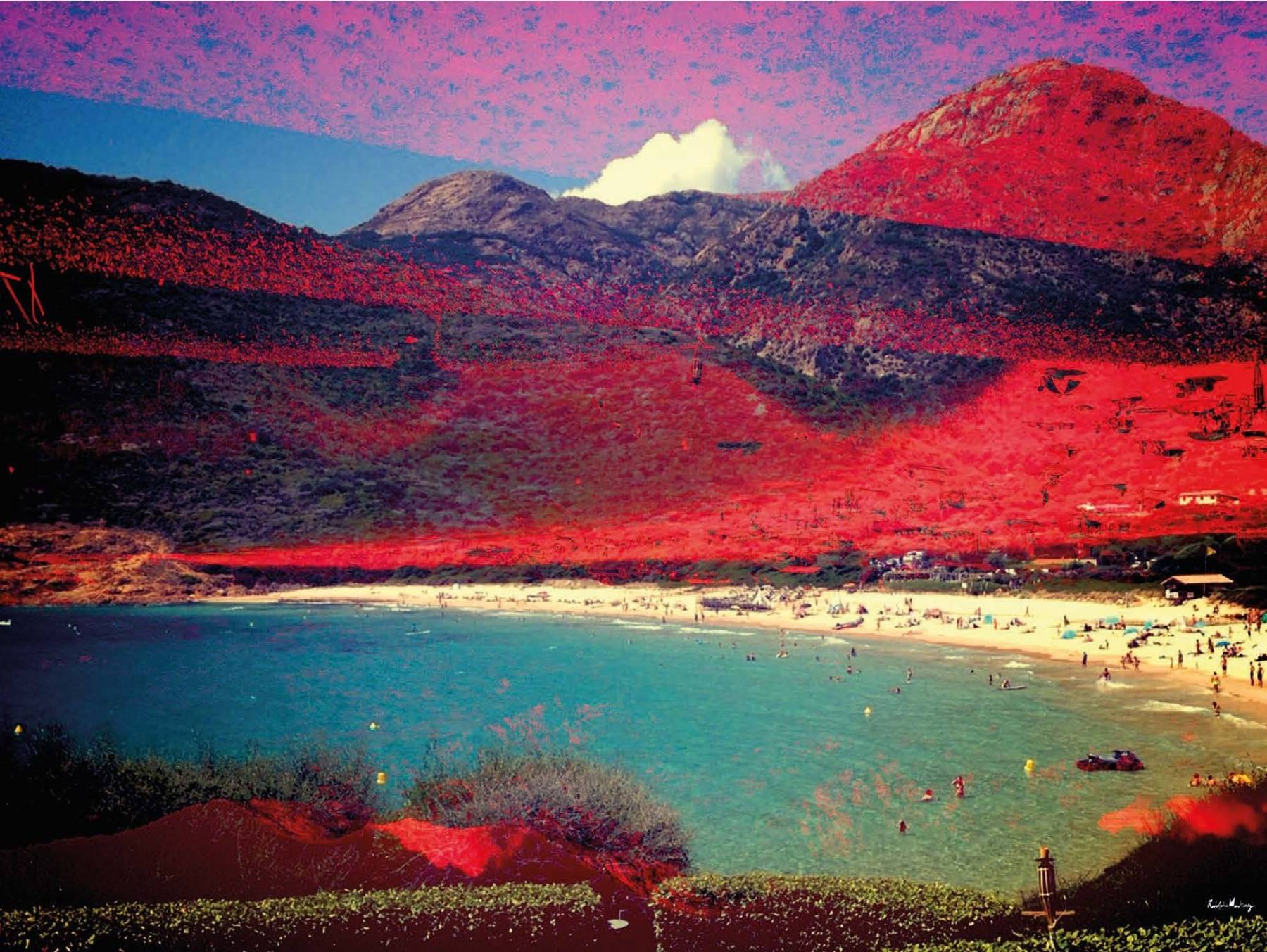 Plage d'Arome Corse, 2014 - MARTINEZ Rodolphe