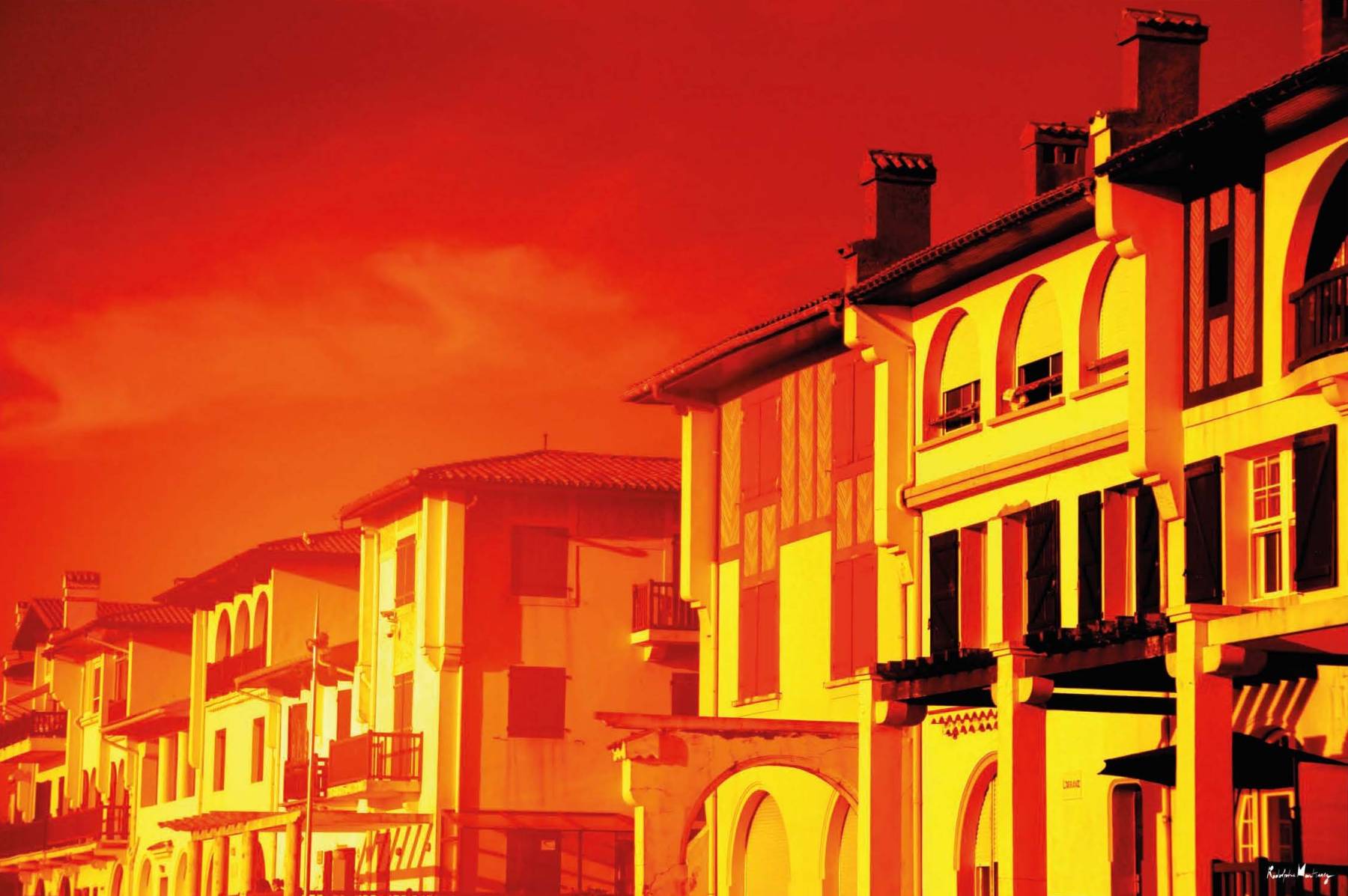 Hossegor orange, 2024 - MARTINEZ Rodolphe